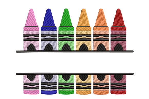 Crayon Banner: A Playful, Seasonal Embroidery Staple