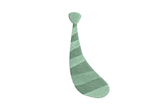 Green Striped Necktie